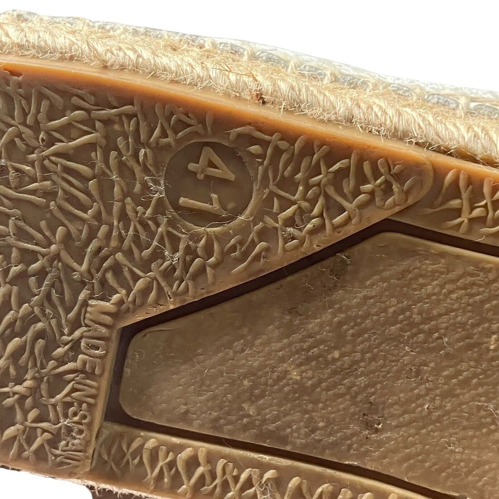 Maypol Espadrille Sneakers White Soft Leather Lace Up Casual Shoes‎ Anthropology - Picture 9 of 10